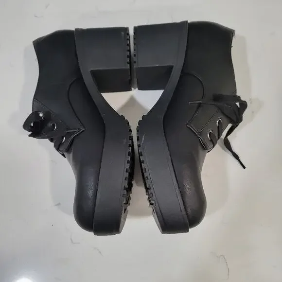 Wanted Breakout Oxford 90's Y2K Style Lug Heel Platform Size 9 - Picture 7 of 12